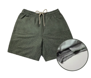 2025 Summer Men's Premium Quality Quick Dry Anti-UV Smart Casual Fashion Shorts Custom Logo <b>Elastic</b> <b>Waistband</b> Solid Pattern - Product Image 6