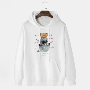เสื้อมีฮู้ดผ้าฝ้าย100% 450 GSM แนวสตรีทพิมพ์ลายได้ตามต้องการ - Product Image 3