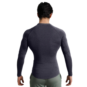Hot Selling Breathable Compression Shirts for <b>Men</b> & Unisex Slim Fit Short Sleeve <b>Rash</b> <b>Guards</b> with Quick Dry & UPF50+ Protection - Product Image 4