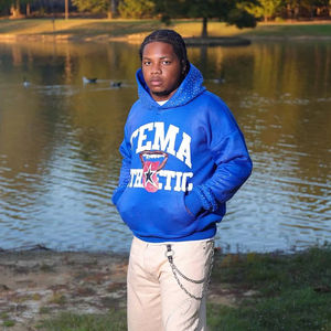 Pull à capuche personnalisé en détresse pour hommes Boxy recadrée strass diamant brodé solide appliques sweats à capuche - Product Image 1