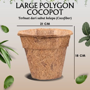 Eco-Friendly AGP Cocofiber Coconut Pot Made From Coco Fiber Cocopeat Free <b>Plastic</b> 2 Year <b>Shelf</b> Life Indonesia for Crafts Plants - Product Image 5