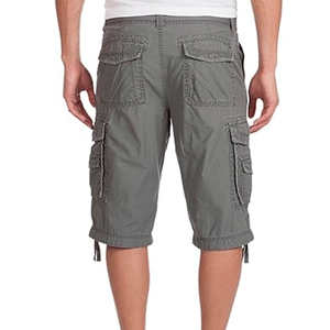 High Quality Best Selling Men's <b>Elastic</b> <b>Waist</b> 100% Cotton <b>Cargo</b> <b>Shorts</b> Breathable Quick Dry Training Wear Casual Use - Product Image 5