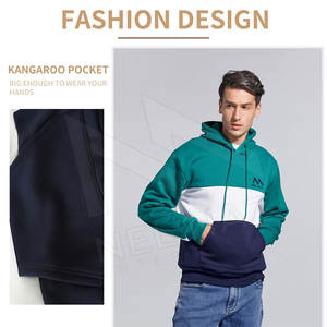 Sudadera con capucha Fabricantes de ropa Logotipo personalizado Sudadera con capucha de gran tamaño unisex Sudadera con capucha de peso pesado en blanco para hombres - Product Image 5