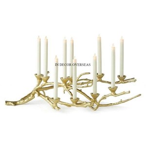 Trendy Pattern Arrival <b>Silver</b> Shiny Polished Metal <b>Candle</b> <b>Stick</b> Holder With Butterflies Designer Stand Home Decoration Lightning - Product Image 3