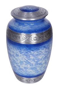 Urne pour animaux de compagnie gravée à six côtés Épagneul moderne Urne funéraire décorative en métal Urne commémorative personnalisée avec poli prix de gros - Product Image 4