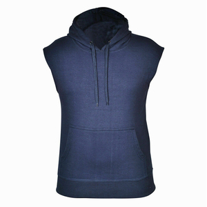 Pas cher prix hommes manches moins Gym Wear sweats à capuche de haute qualité sur mesure avec logo personnalisé Street Wear Gym Hoodies - Product Image 6
