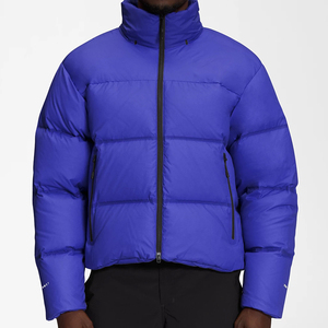 Chaqueta Acolchada de Invierno para Hombre, Brillante, con Capucha, Gruesa, Acolchada, Tipo Burbuja, Fabricada a Granel y Personalizada - Product Image 1