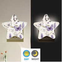 Lanterne LED personnalisée en forme d'étoile, à capteur, à économie d'énergie, pour Noël, Pâques, chambre d'enfant, chambre de bébé, maison