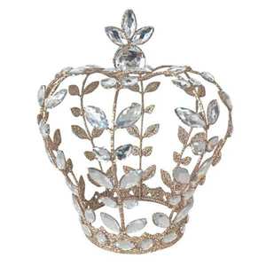 Couronne en métal Décoration royale et élégante Matériau de haute qualité Idéal pour la décoration de bureau à domicile et d'événement de luxe - Product Image 5