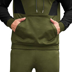 Vêtements de sport haut de gamme pour hommes, ensemble sweat-shirt et pantalon de survêtement 2 pièces, 100% coton, logo imprimé personnalisé, ensembles de jogging, survêtements unisexes - Product Image 2