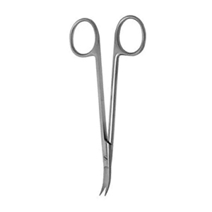 Tijera operativa de la mejor calidad, tijeras quirúrgicas de hoja curva de punta afilada, tijera de sutura de acero inoxidable de 4,7 pulgadas - Product Image 6