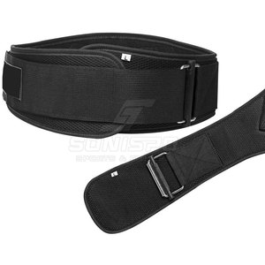 Ceinture de soutien lombaire SONISPO SPORTS FITNESS réglable, respirante et résistante en cuir de vachette pour l'entraînement musculaire et la musculation - Product Image 5