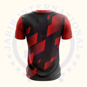 Camiseta informal de hombre de peso pesado de alta calidad con cuello redondo y hombros caídos Impresión de sublimación Diseño de patrón de ropa de calle - Product Image 2