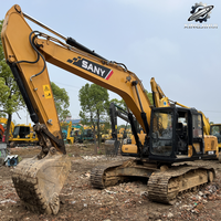 Nouvelle pelle sur chenilles SANY SY215C de 21 tonnes, excavatrice hydraulique moyenne, machine de terrassement et d'excavation SANY pour l'exploitation minière