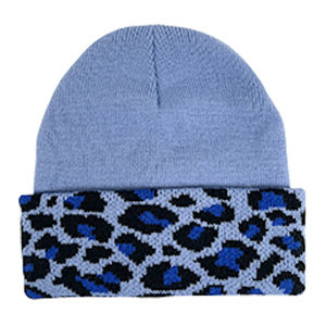 Gorro Jacquard de invierno personalizado Unisex, gorro de punto suave para otoño, bordado, transpirable, cálido, diseño, estilo EuroUSA, gorro de esquí, patrón de impresión - Product Image 1