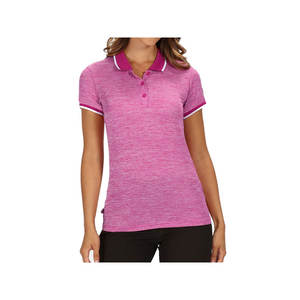 Camisa Casual para Mujer, Venta Directa de Fábrica, 100% Algodón, Tela de Lona Ligera y Transpirable, Cuello Alto Acanalado, Tejido de Punto - Product Image 1