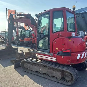 Mini Excavadora Usada de Marca Reconocida Kx57-4 con Brazo Giratorio en Venta a Precio Económico - Product Image 1