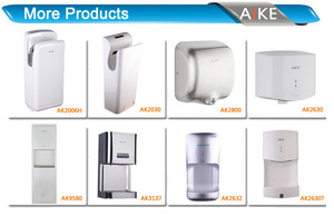 Secador de Manos Automático para Baño de Alta Velocidad AIKE / OEM AK2630S, <span class=keywords><strong>Precio</strong></span> de Fábrica, Certificado <span class=keywords><strong>CB</strong></span> CE, ABS - Product Image 6