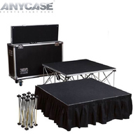 Escenario de aluminio OEM de alta calidad para eventos portátil 12x12 Escenario móvil