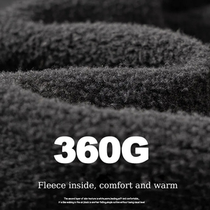 Sudaderas de lana de algodón 100% para hombre unisex Sudadera con capucha de gran tamaño con bordado e impresión digital teñida LISA para la temporada de invierno - Product Image 5