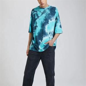 Camiseta de tinte de 2 colores para hombre, ropa para hombre, venta al por mayor - Product Image 4