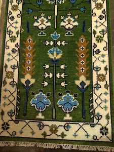 Direct Factory Sale High Quality Hand Knotted Wool Carpet Sets 3x5 8x10 Praying Green Turkish Rugs for Living Room - Product Image 2