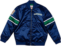 Blouson Bomber d'Hiver Personnalisé en Satin pour Homme, Style Streetwear, Col Montant, Logo d'Équipe sur le Devant, Patchwork Lettres en Toile – Vente en Gros
