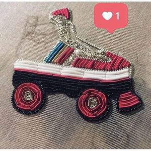 Polo Et Pan Ark High Quality Customizable <b>Magnet</b> Bullion <b>Wire</b> Brooch Pin Hand Embroidery Badges Fashion Jacket Embroidered - Product Image 5