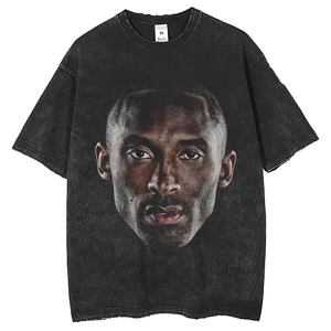 2025 personnaliser hommes T-shirts 100% coton en détresse cou poids lourd lavage à l'acide t-shirt Dtg impression Boxy recadrée t-shirt pour hommes - Product Image 1