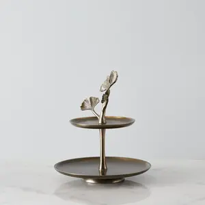 Support à gâteau de forme ronde au design antique Vaisselle de mariage et d'événements Support à dessert et collations de grande taille en Inde - Product Image 2