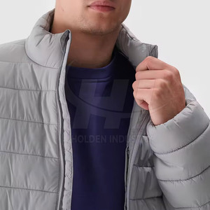 Veste matelassée en coton pour homme, style élégant, veste matelassée en coton prête pour l'hiver - Product Image 5
