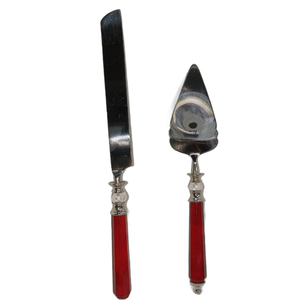 Long Lasting Low Rate Stainless Steel <b>Steak</b> <b>Knives</b> Wedding Cake <b>Knife</b> and Server Gold Handle for Birthday Party & Wedding Event - Product Image 2