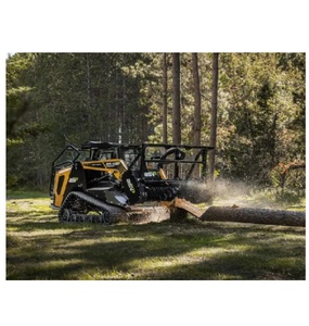 Premium ASV RT-135 Forestry skid steer loader offering 132HP turbo diesel engine and rugged undercarriage protection - Product Image 1