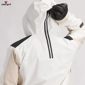 แจ็กเก็ตสกีสำหรับผู้ชายกันน้ำกันลมพิมพ์ลายมีซิปขนาดพิเศษ - Product Image 3