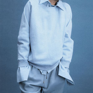 Sudadera corta de manga larga para mujer, sudadera para mujer, sudaderas de algodón con estampado de alta calidad personalizado al por mayor - Product Image 2