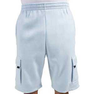 Pantalones cortos de lana de verano transpirables de algodón para hombre, informales, con estampado de pantalla, sólidos, antiarrugas, con cordón, transpirables, cómodos - Product Image 1