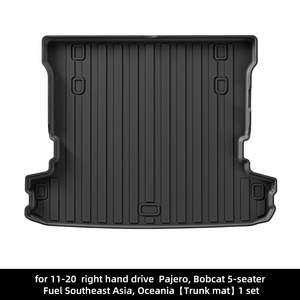 Tapete de carga premium para 2011-2020 Mitsubishi <span class=keywords><strong>Pajero</strong></span> RHD 5 assentos Acessórios para todos os climas TPE Trunk Mat Boot Liner Protective Pads - Product Image 2