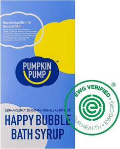 EWG verificato felice sciroppo di bagnoschiuma dolce pompa di zucca vegana con acido ialuronico per Baby e famiglia doccia dalla Corea - Product Image 6