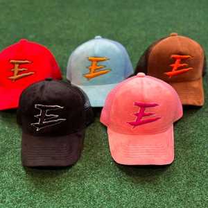 Custom 5-Panel Vintage Sporty Cap with Dot Pattern Velour Terry Fabric Lace Panel Puff Printing for Business or Street Style - Product Image 5