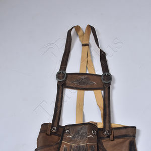 Venta caliente Nueva llegada Color personalizado Ligero Mujeres Bavarian Lederhosen Elegante Tendencia Pantalones cortos Diseño para adultos Cuero - Product Image 4