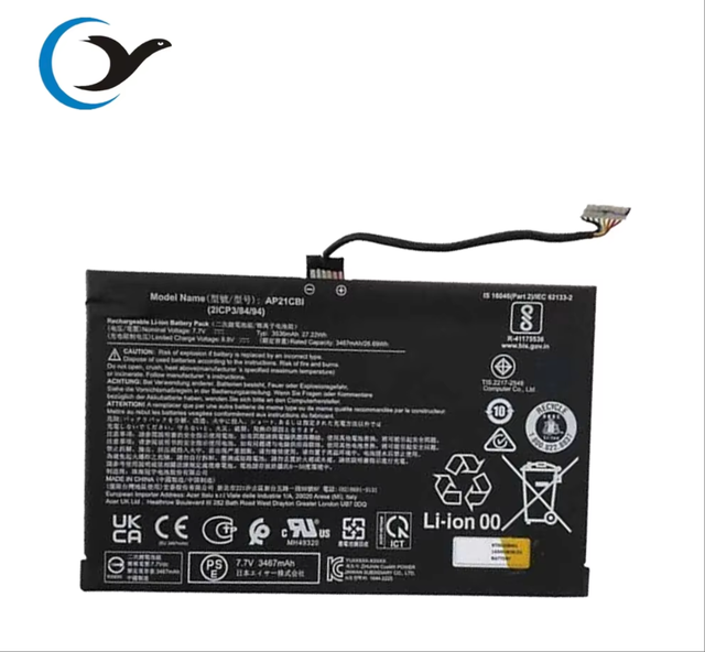 AP21CBI Battery Replacement Laptop for Acer KT0020B001