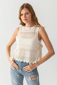 เสื้อปอนโชสีดำลายฉลุ - Product Image 5