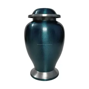 Eco Friendly Hot Selling Metal Adult Cremation Urns for Human Ashes Top Quality Funeral Supplies Factory Price Casket Metal Fune