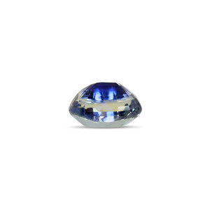 Zafiro bicolor de 4.95 quilates (Pitambari) facetado radiante, piedra suelta, topacio azul real con material de ópalo azul - Product Image 2