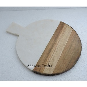 เขียงทรงกลมทำจากเรซินไม้อุปกรณ์ในครัวเรือนเขียงหั่นผักผลไม้โลโก้ตามสั่ง - Product Image 4