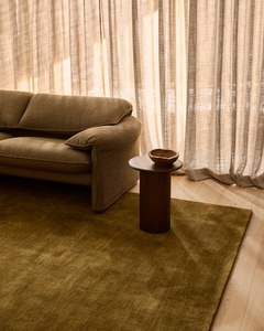 Tapis en laine touffeté à la main en or vert personnalisé peluche douce haute pile 15mm fait à la main moderne animaux de compagnie antidérapant durable tapis de sol pique-nique - Product Image 4