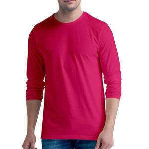 T-shirts décontractés à manches longues en coton pour hommes, design personnalisé, vente en gros, logo personnalisé, style été, t-shirt pour homme, col en O, 2025 - Product Image 1