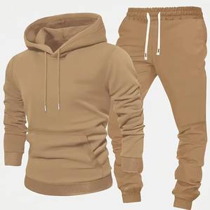 Calidad de lujo 500 GSM Chándal de invierno con cremallera para hombre 100% Algodón Ajuste cómodo Colores sólidos únicos Nueva llegada Venta - Product Image 1