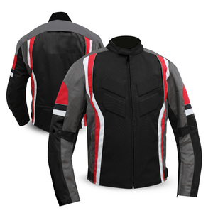 Chaqueta de Motocicleta para Hombre de Alta Calidad en Cordura con Protecciones, Malla Reflectante Negra para Deportes de Invierno - Product Image 2