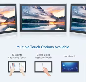 Monitor de pantalla táctil Touchwo de 43, 49 y 50 pulgadas para menús digitales comerciales, publicidad, pantalla capacitiva negra, relación de aspecto 16:9 - Product Image 3